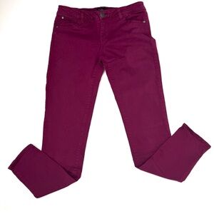 Celebrity Pink Maroon Skinny Jeans 9/29